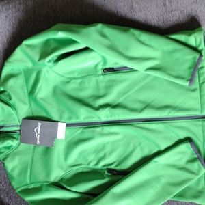 Women's Eddie Bauer green soft shell jacket